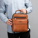 Bolsa Pequena Couro Genuíno Masculina