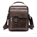 Bolsa de Couro Pequena Masculina Impermeável