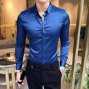 Camisa Social Masculina Slim Elegance