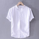Camisa Manga Curta Masculina de Linho Sampaio® S1183