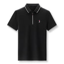 Camisa Polo Masculina com Zíper