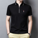 Camisa Polo Masculina com Zíper