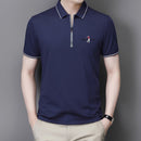 Camisa Polo Masculina com Zíper