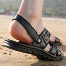 Sandália Masculina de Couro Sampaio® S1099