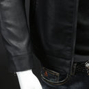 Jaqueta de Couro Casual Masculina Sampaio®