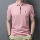Camisa Polo Masculina com Zíper