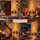 ✝️ Estrela da Fé de Belém™ – Decoração de parede iluminada com o Presépio✝️✝️