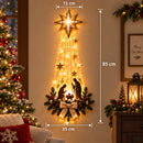 ✝️ Estrela da Fé de Belém™ – Decoração de parede iluminada com o Presépio✝️✝️