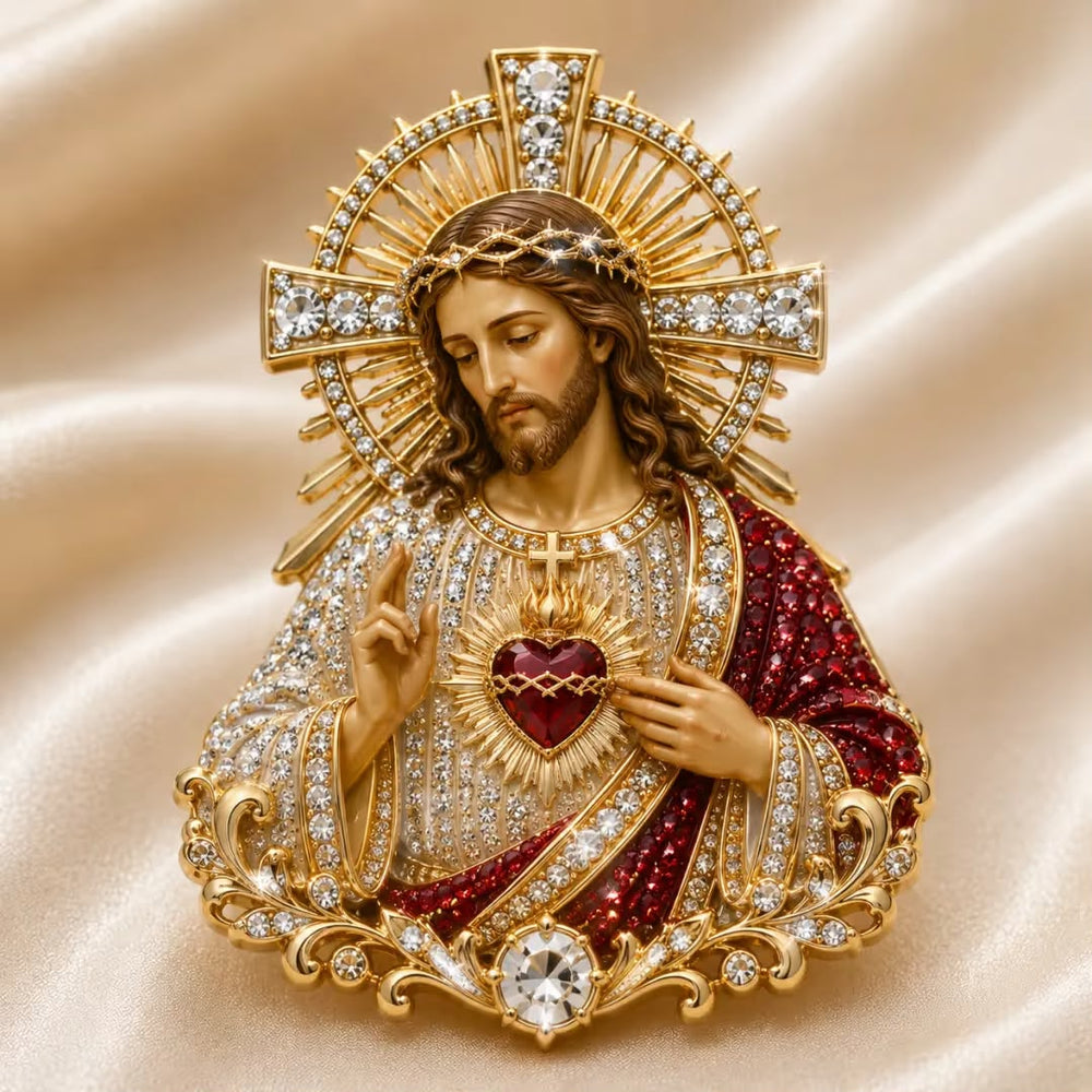 Broche Sagrado Coração de Jesus