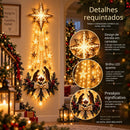 ✝️ Estrela da Fé de Belém™ – Decoração de parede iluminada com o Presépio✝️✝️