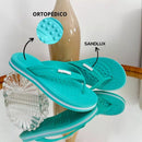 Chinelo Papete Ortopédica Feminina Antiderrapante, Macia e Elegante