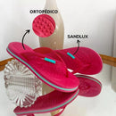 Chinelo Papete Ortopédica Feminina Antiderrapante, Macia e Elegante