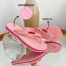 Chinelo Papete Ortopédica Feminina Antiderrapante, Macia e Elegante