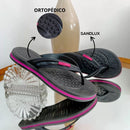 Chinelo Papete Ortopédica Feminina Antiderrapante, Macia e Elegante
